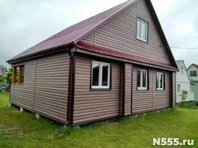 Сделаем фасад деревянного дома профлистом и сайдингом фото